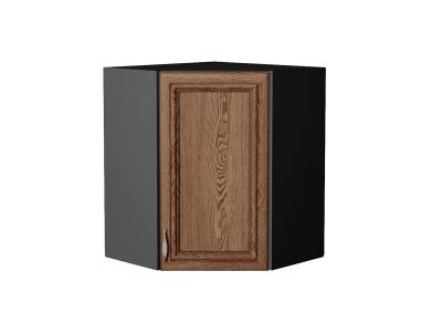 Шкаф верхний угловой Шале 590 Brown Dreamline / Graphite