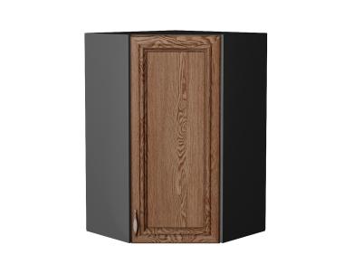 Шкаф верхний угловой Шале 590Н Brown Dreamline / Graphite