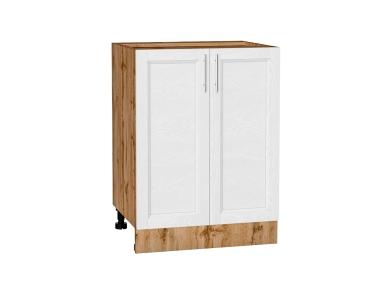 Шкаф нижний Сканди 600 White Softwood / Дуб Вотан