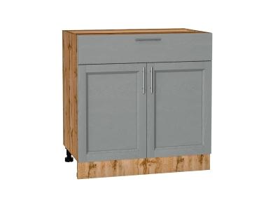 Шкаф нижний с 1 ящиком Сканди 800 Grey Softwood / Дуб Вотан