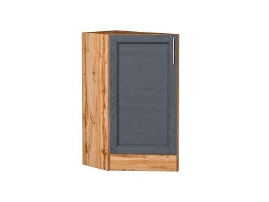 Шкаф нижний торцевой Сканди 300 (прав.) Graphite Softwood / Дуб Вотан