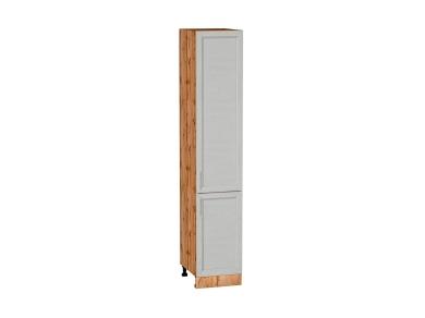 Шкаф пенал Сканди 400 (для верхних шкафов 720) Cappuccino Softwood / Дуб Вотан