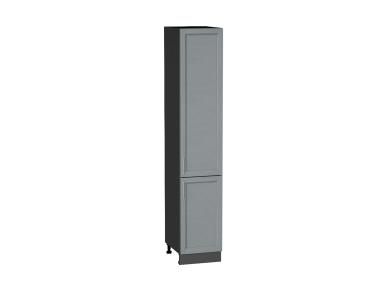 Шкаф пенал Сканди 400 (для верхних шкафов 720) Grey Softwood / Graphite