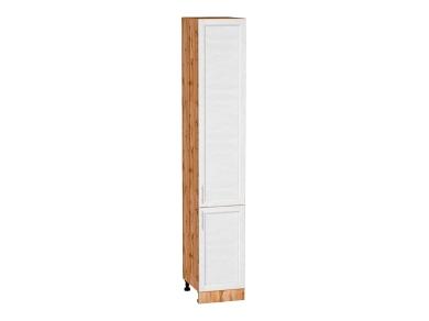 Шкаф пенал Сканди 400Н (для верхних шкафов 920) White Softwood / Дуб Вотан