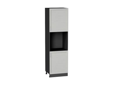 Шкаф пенал под бытовую технику Сканди 600 (для верхних шкафов 720) Cappuccino Softwood / Graphite