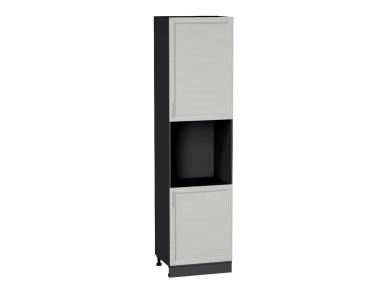 Шкаф пенал под бытовую технику Сканди 600Н (для верхних шкафов 920) Cappuccino Softwood / Graphite
