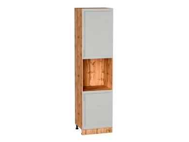Шкаф пенал под бытовую технику Сканди 600Н (для верхних шкафов 920) Cappuccino Softwood / Дуб Вотан