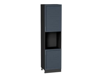 Шкаф пенал под бытовую технику Сканди 600Н (для верхних шкафов 920) Graphite Softwood / Graphite