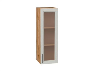 Шкаф верхний со стеклом Сканди 300Н Cappuccino Softwood / Дуб Вотан