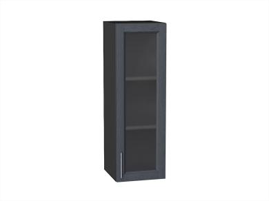 Шкаф верхний со стеклом Сканди 300Н Graphite Softwood / Graphite