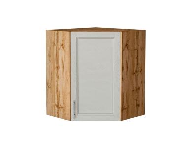 Шкаф верхний угловой Сканди 590 Cappuccino Softwood / Дуб Вотан