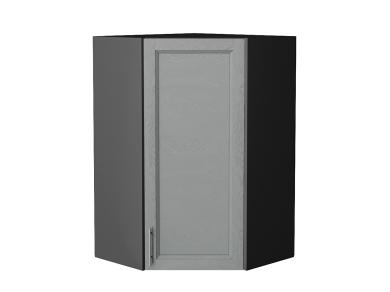 Шкаф верхний угловой Сканди 590Н Grey Softwood / Graphite