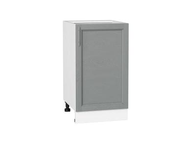 Шкаф нижний Сканди 450 Grey Softwood / Белый