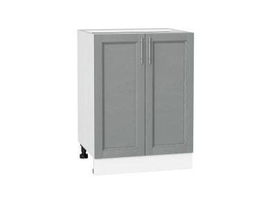 Шкаф нижний Сканди 600 Grey Softwood / Белый