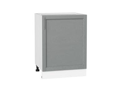 Шкаф нижний Сканди 600М Grey Softwood / Белый