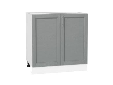 Шкаф нижний Сканди 800 Grey Softwood / Белый