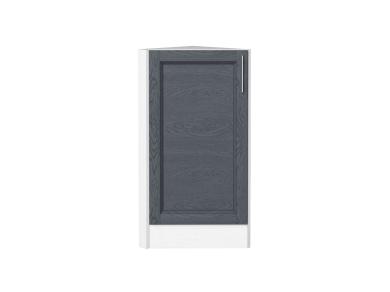 Шкаф нижний торцевой Сканди 300 (прав.) Graphite Softwood / Белый