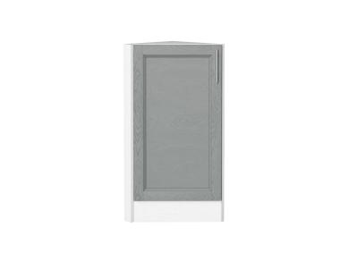 Шкаф нижний торцевой Сканди 300 (прав.) Grey Softwood / Белый