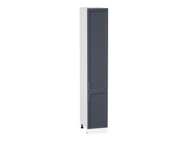 Шкаф пенал Сканди 400Н (для верхних шкафов 920) Graphite Softwood / Белый