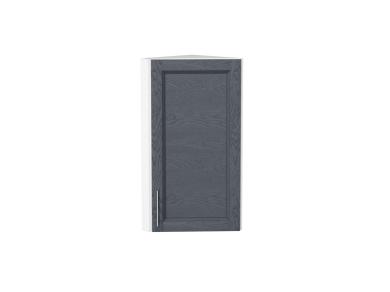 Шкаф верхний торцевой Сканди 300 Graphite Softwood / Белый