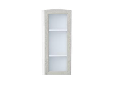 Шкаф верхний торцевой Сканди 300Н Cappuccino Softwood / Белый