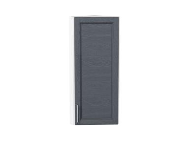 Шкаф верхний торцевой Сканди 300Н Graphite Softwood / Белый