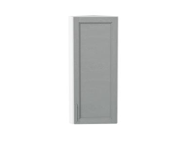 Шкаф верхний торцевой Сканди 300Н Grey Softwood / Белый