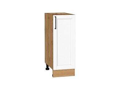 Шкаф нижний Сканди 300 White Silkwood / Дуб Вотан