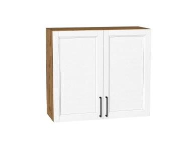 Шкаф верхний Сканди 800 White Silkwood / Дуб Вотан