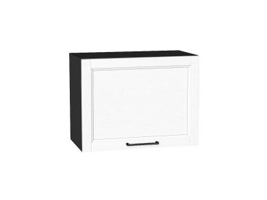Шкаф верхний горизонтальный Сканди 600Н White Silkwood / Graphite