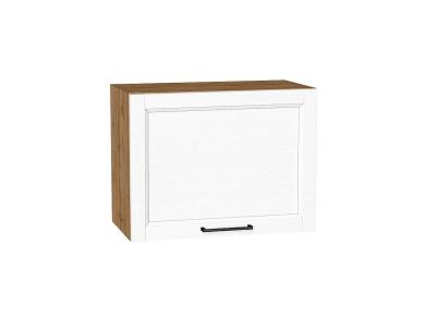 Шкаф верхний горизонтальный Сканди 600Н White Silkwood / Дуб Вотан