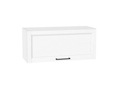 Шкаф верхний горизонтальный Сканди 800 White Silkwood / Белый