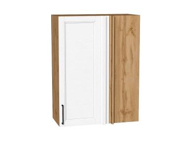 Шкаф верхний прямой угловой Сканди 700Н White Silkwood / Дуб Вотан