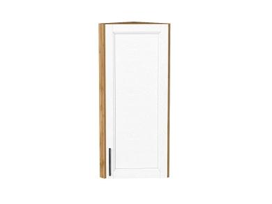 Шкаф верхний торцевой Сканди 300Н White Silkwood / Дуб Вотан