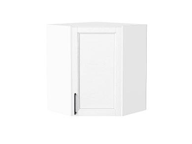 Шкаф верхний угловой Сканди 590 White Silkwood / Белый