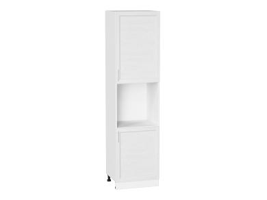 Шкаф пенал под бытовую технику Сканди 600Н (для верхних шкафов 920) White Softwood / Белый