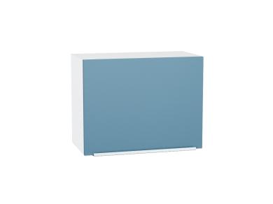 Шкаф верхний горизонтальный Фьюжн 600Н Silky Blue / Белый