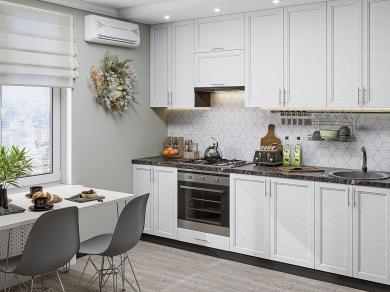 Кухня Сканди-03 White Softwood