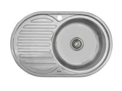 Мойка врезная Vivat 775016/0,6 1Ч1К Глянец (правая)