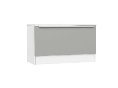 Тумба Стиль ТБ-800 Silky Light Grey / Белый