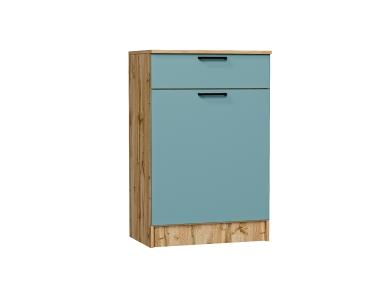 Тумба Стиль ТБ-601 с ящиком Grey-green In 2S / Дуб Вотан