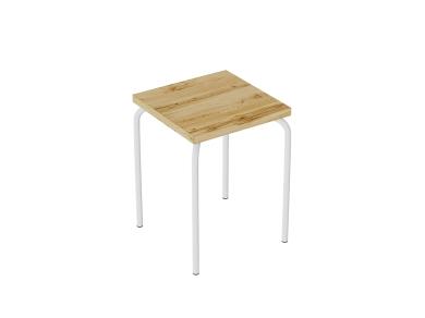 Табурет CHICO (SLС-1.2) Wotan Oak 2S / Алюминий