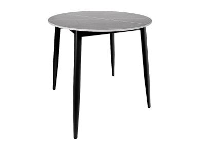 Стол круглый Uni-Form-R.2B SBlack / Grey Matt Cliff