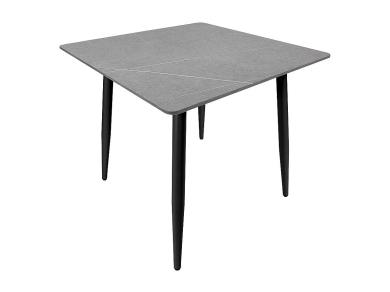 Стол квадратный Uni-Form-S.2B SBlack / Grey Matt Cliff