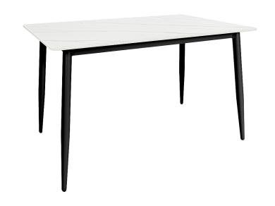 Стол прямоугольный Uni-Form-S2.2B SBlack / White Matt Marble