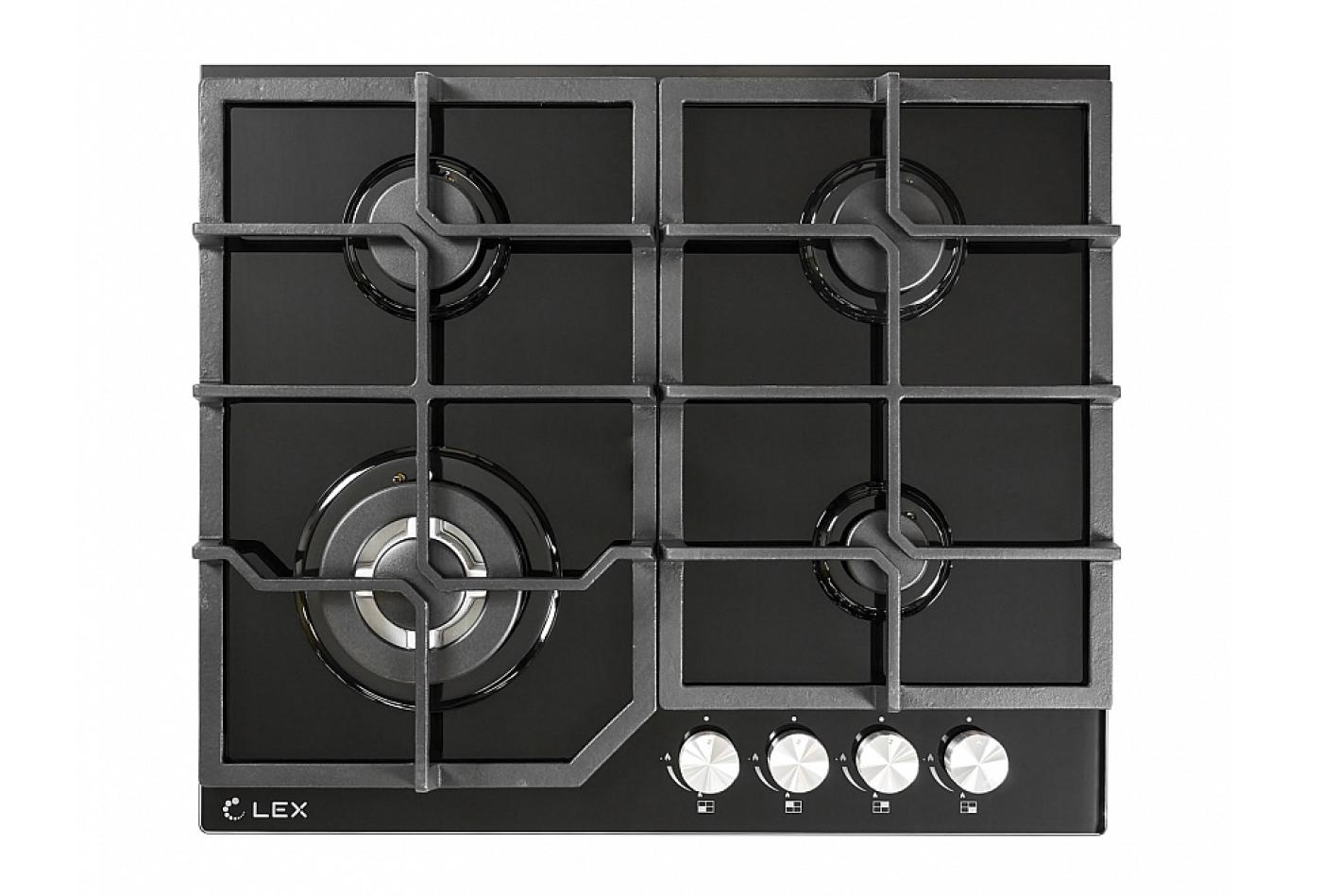Газовая варочная поверхность GVG 640-1 BL Чёрный